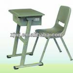 School desk and chair