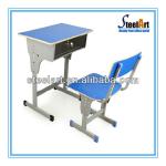 Luoyang metal height adjustable student desk and chair-SA-ST-03