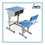 Luoyang metal height adjustable student desk and chair