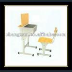 Strong Metal And Delicate Steel School Desk &amp; Chair