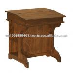 school desk , wooden school desk