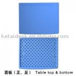 Plastic single desk panel