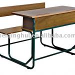 double metal school table&amp; chair