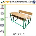 Cheap Double steel school desk chair