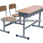 school furniture classroom double student desk and chair