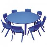 Kids Plastic Table, Nursery tables/ Nursery School Furniture- plastic round tables-KT-004