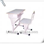 KFY-DB-04 White Single Person Adjustable Height Desks For School-KFY-DB-04