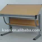 MDF or melamine kids drawing table