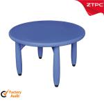 kid&#39;s plastic folding table children furniture round-ZTT-543