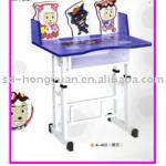 single cartoon school desk and chair