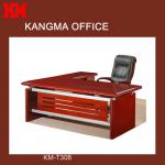 wood frame office desk