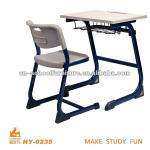 MDF+melamine and blown PP school furniture