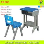 2013 New Design school furniture student desk and chair-XS-008