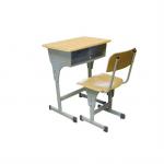 height adjustable school desk and chair-TY-16078