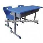 Student double furniture desk and chair KT-305+213-KT--305+213