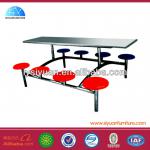 Environmental Hot Selling School Dining Table For eight person