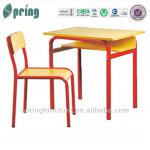 Modern plywood attached school desks and chair CT-316