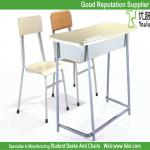 cheap wooden school desk and chair for student-FT-331 school desk and chair