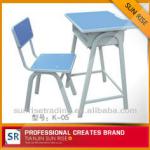 colorful school desk and chair sets/School classroom Furniture-K-04