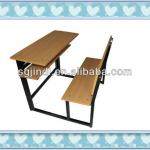 conjoined desk and chair for school