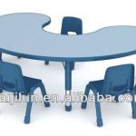 furniture wholesale wooden table and steel school chair kids school furniture-HJL-BC006