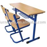 school furniture sets classroom wooden desk and chair-LRK-0810