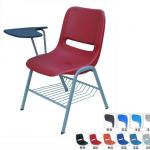 plastic chair with writing board,tablet,writing pad