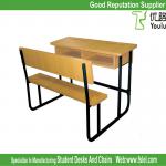 two seater modern school bench for student-FTK-01 school bench