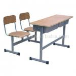 Double School Desk And Chair