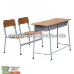 Double School Desk And Chair-G2237