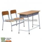 Double School Desk And Chair