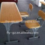 TOP sales ajustable double antique school desk / school furniture