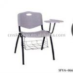 hot sale school chair with writing pad