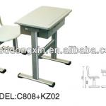 modern plastic school desk C808+KZ02