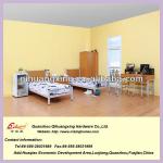 china indoor metal bunk beds with mattress-QHX-TC011
