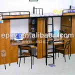 Children or Student Bedroom Furniture Set Steel Bunk Bed Supplier