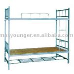 Hot selling popular products 2014 stainless steel/metal dormitory/bedroom plate bunk bed furniture-M10-B102