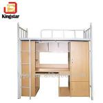 With A Large Cabinets Students Use Metal Bunk Bed