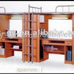 single bunk bed desk underneath-SF-13A