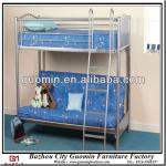 2014 factory direct sale school furniture design queen size metal kids bunk beds-B-4004