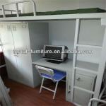 school dormitory bunk cabinet bed