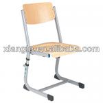 the best solution for classroom and wallets!!! wooden steel single chair, matel frame with backrest