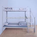 custom-made metal student dormitory bunk bed with desk-