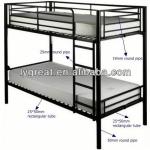 Cost effective solid steel furniture double decker beds