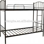 modern furniture metal double bunk beds / simple design school bunk beds/ dormitory steel bunk beds-MB020