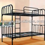 Space-Saving White Military steel bunk bed/Metallic/Steel Twin Dorm Youth Full Size Bunk Beds/dormitory furniture