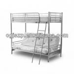 black triple sliver metal bunk bed-MBA-21