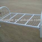 metal single military bed /simple steel frame mesh bed