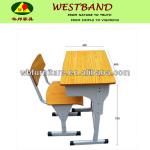 mental student desk and chair adjustable /school furniture-WB-814 .