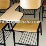 school desk and chair-